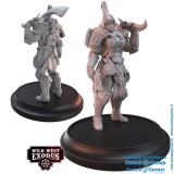 WARCRADLE STUDIOS WILD WEST EXODUS DIVINE INTERVENTION POSSE SET RESIN MINIATURES
