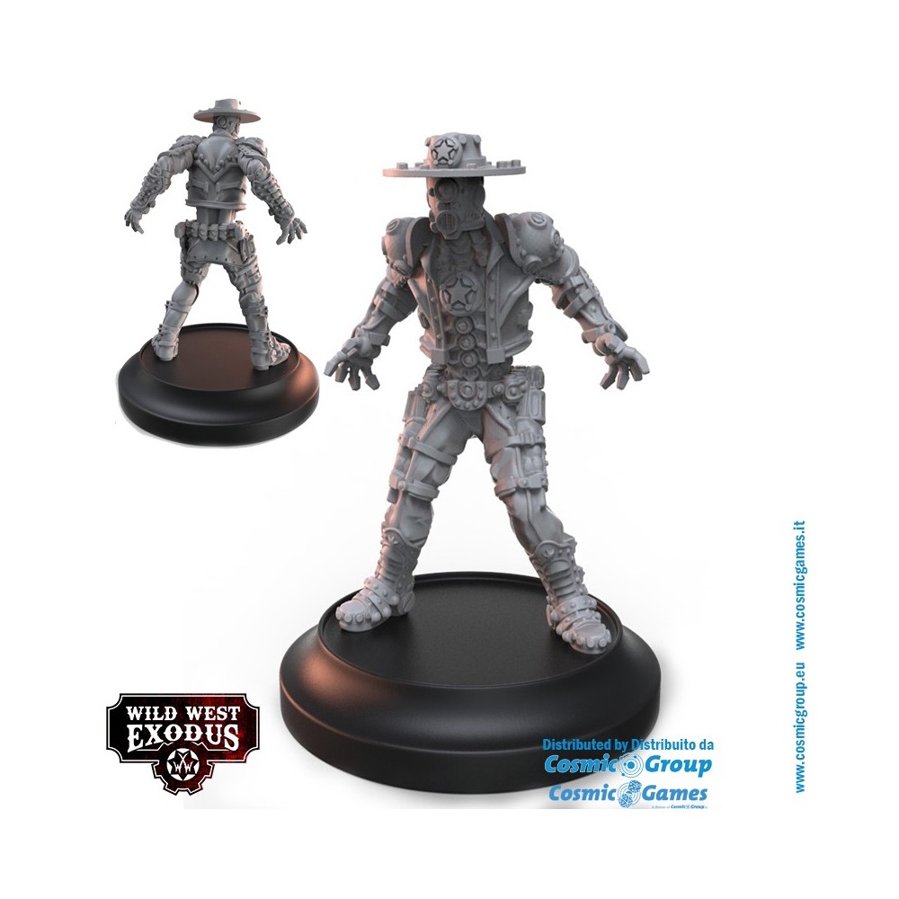 WARCRADLE STUDIOS WILD WEST EXODUS ARMOURED JUSTICE POSSE SET RESIN MINIATURES