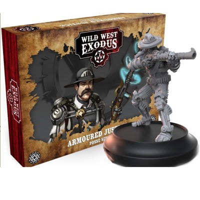 WILD WEST EXODUS ARMOURED JUSTICE POSSE SET RESIN MINIATURES WARCRADLE STUDIOS