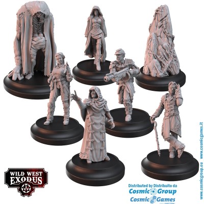 WARCRADLE STUDIOS WILD WEST EXODUS ABSOLUTE POWER STARTER SET RESIN MINIATURES