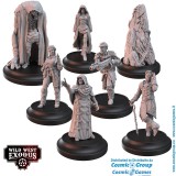 WARCRADLE STUDIOS WILD WEST EXODUS ABSOLUTE POWER STARTER SET RESIN MINIATURES
