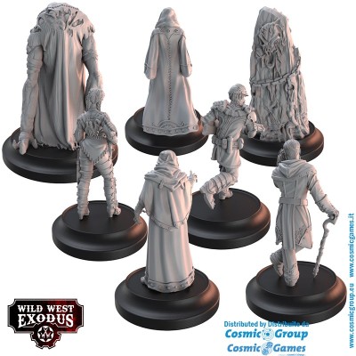 WARCRADLE STUDIOS WILD WEST EXODUS ABSOLUTE POWER STARTER SET RESIN MINIATURES