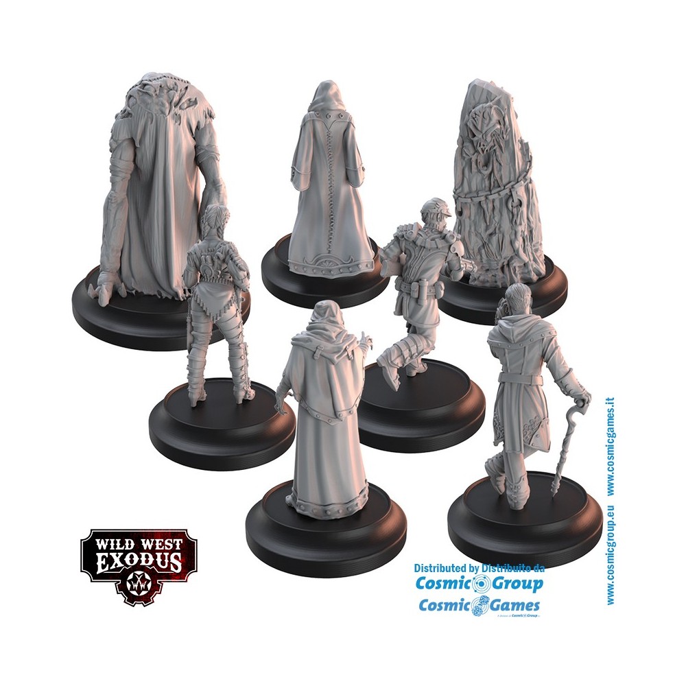 WARCRADLE STUDIOS WILD WEST EXODUS ABSOLUTE POWER STARTER SET RESIN MINIATURES