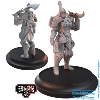WILD WEST EXODUS DIVINE INTERVENTION STARTER SET RESIN MINIATURES WARCRADLE STUDIOS