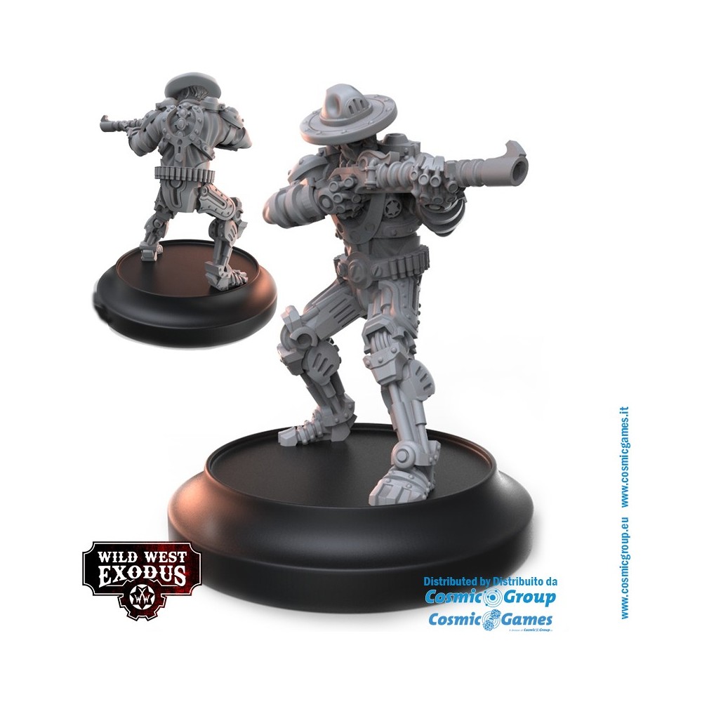 WILD WEST EXODUS ARMOURED JUSTICE STARTER SET RESIN MINIATURES WARCRADLE STUDIOS