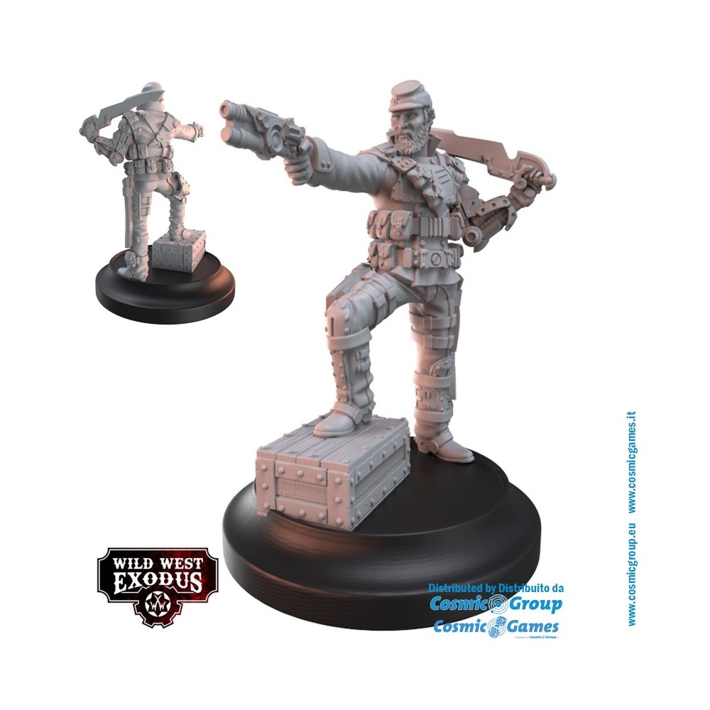 WARCRADLE STUDIOS WILD WEST EXODUS CONFEDERATE REBELLION STARTER SET RESIN MINIATURES