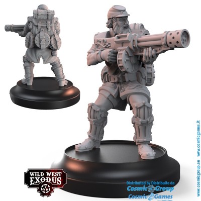 WARCRADLE STUDIOS WILD WEST EXODUS CONFEDERATE REBELLION STARTER SET RESIN MINIATURES