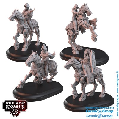 WARCRADLE STUDIOS WILD WEST EXODUS THE FAITHFUL OF CASTILLA POSSE SET RESIN MINIATURES
