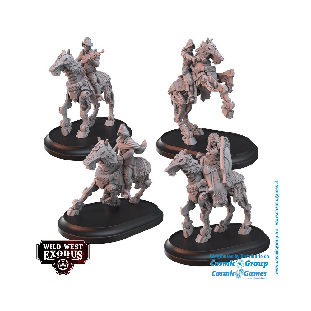 WARCRADLE STUDIOS WILD WEST EXODUS THE FAITHFUL OF CASTILLA POSSE SET RESIN MINIATURES