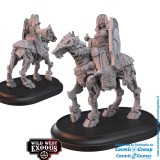 WARCRADLE STUDIOS WILD WEST EXODUS THE FAITHFUL OF CASTILLA POSSE SET RESIN MINIATURES