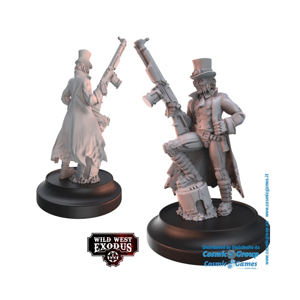WARCRADLE STUDIOS WILD WEST EXODUS FATHER OF THE ENLIGHTENED STARTER SET RESIN MINIATURES