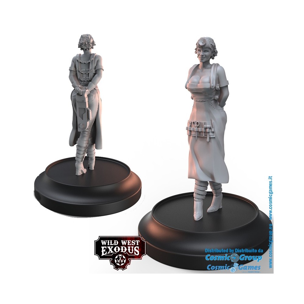 WARCRADLE STUDIOS WILD WEST EXODUS FATHER OF THE ENLIGHTENED STARTER SET RESIN MINIATURES