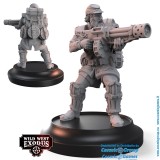 WARCRADLE STUDIOS WILD WEST EXODUS CONFEDERATE REBELLION POSSE SET RESIN MINIATURES