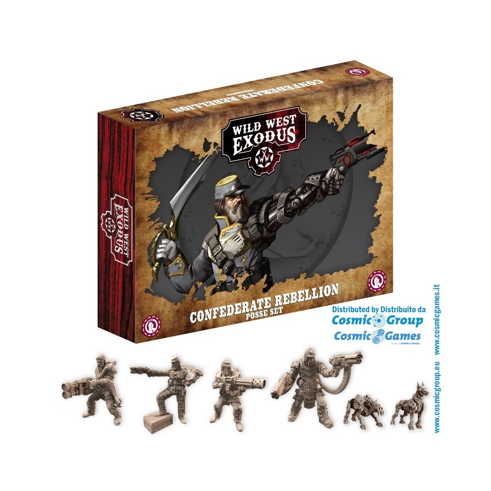 WARCRADLE STUDIOS WILD WEST EXODUS CONFEDERATE REBELLION POSSE SET RESIN MINIATURES