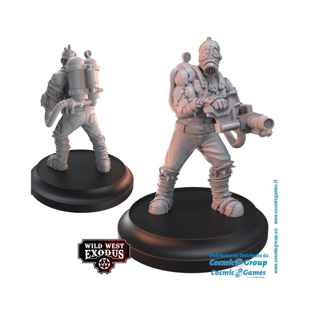 WILD WEST EXODUS FATHER OF THE ENLIGHTENED POSSE SET RESIN MINIATURES WARCRADLE STUDIOS