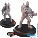 WILD WEST EXODUS FATHER OF THE ENLIGHTENED POSSE SET RESIN MINIATURES WARCRADLE STUDIOS