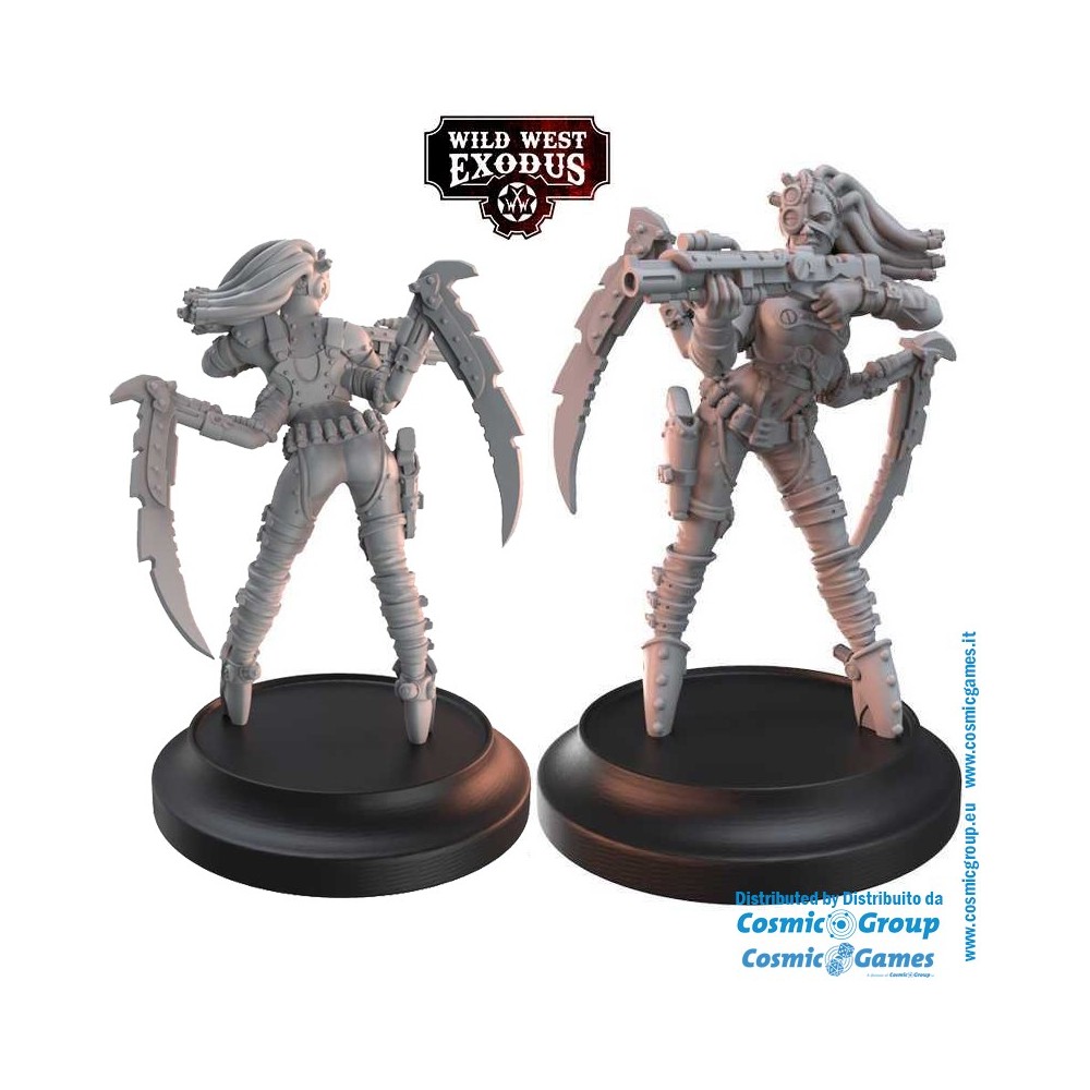 WARCRADLE STUDIOS WILD WEST EXODUS GALVANIC MYSTERIES POSSE SET RESIN MINIATURES