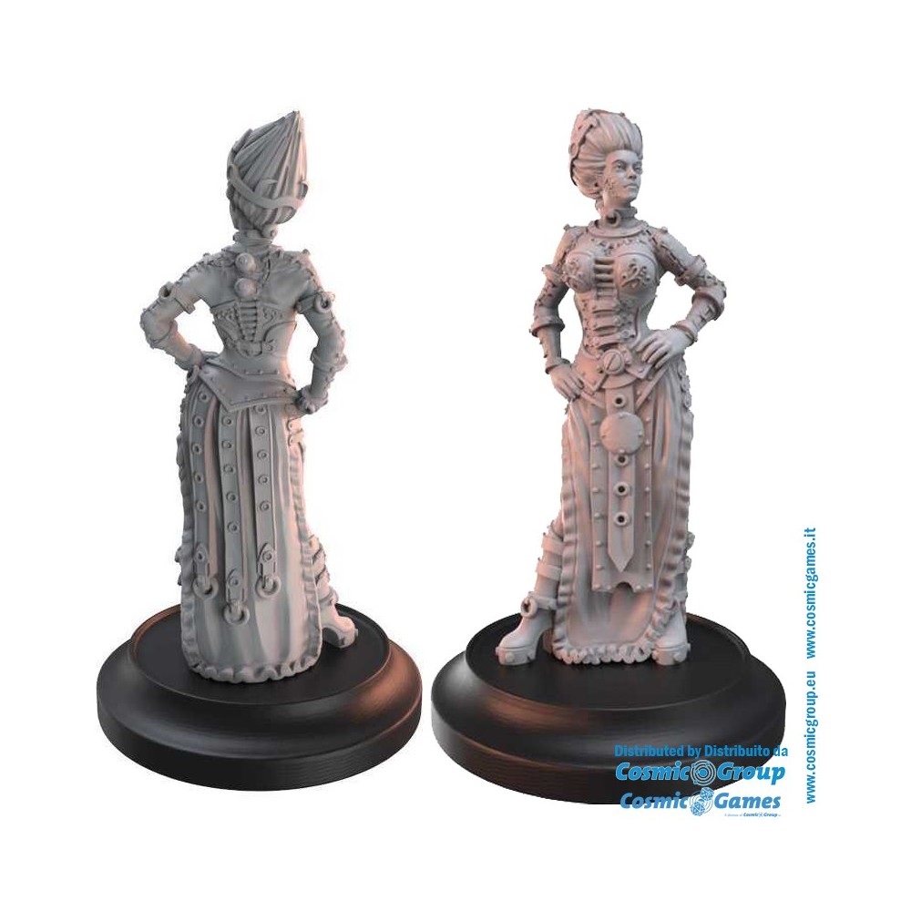 WARCRADLE STUDIOS WILD WEST EXODUS GALVANIC MYSTERIES POSSE SET RESIN MINIATURES