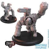 WARCRADLE STUDIOS WILD WEST EXODUS GALVANIC MYSTERIES POSSE SET RESIN MINIATURES