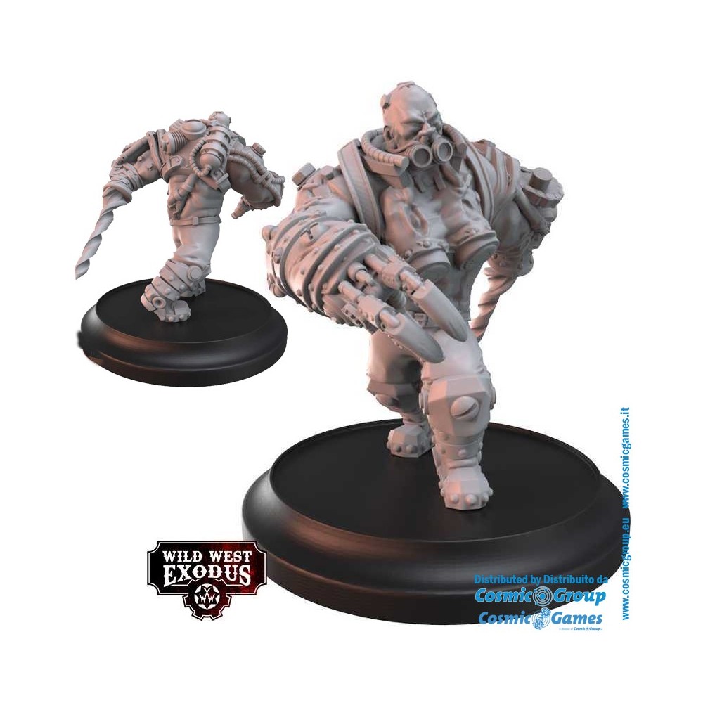 WARCRADLE STUDIOS WILD WEST EXODUS GALVANIC MYSTERIES POSSE SET RESIN MINIATURES