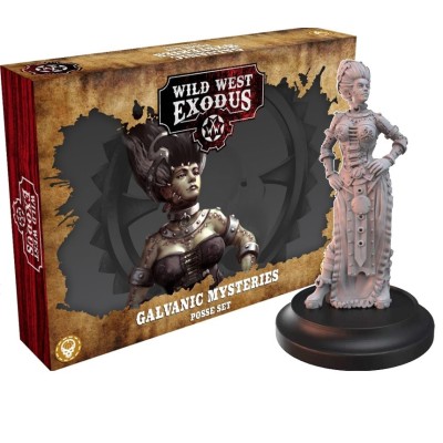 WILD WEST EXODUS GALVANIC MYSTERIES POSSE SET RESIN MINIATURES WARCRADLE STUDIOS