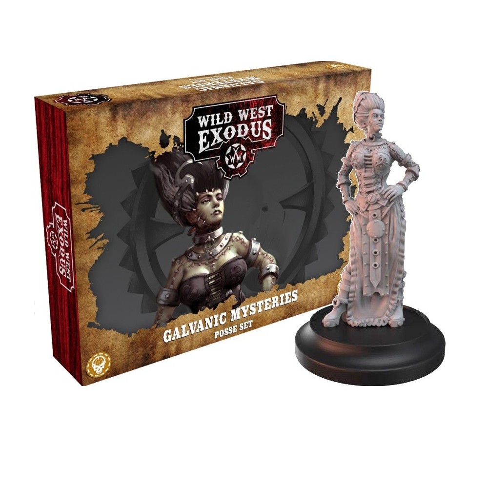 WARCRADLE STUDIOS WILD WEST EXODUS GALVANIC MYSTERIES POSSE SET RESIN MINIATURES