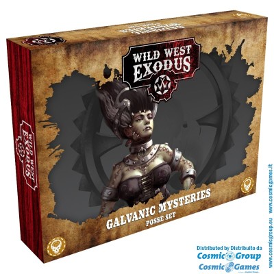 WARCRADLE STUDIOS WILD WEST EXODUS GALVANIC MYSTERIES POSSE SET RESIN MINIATURES