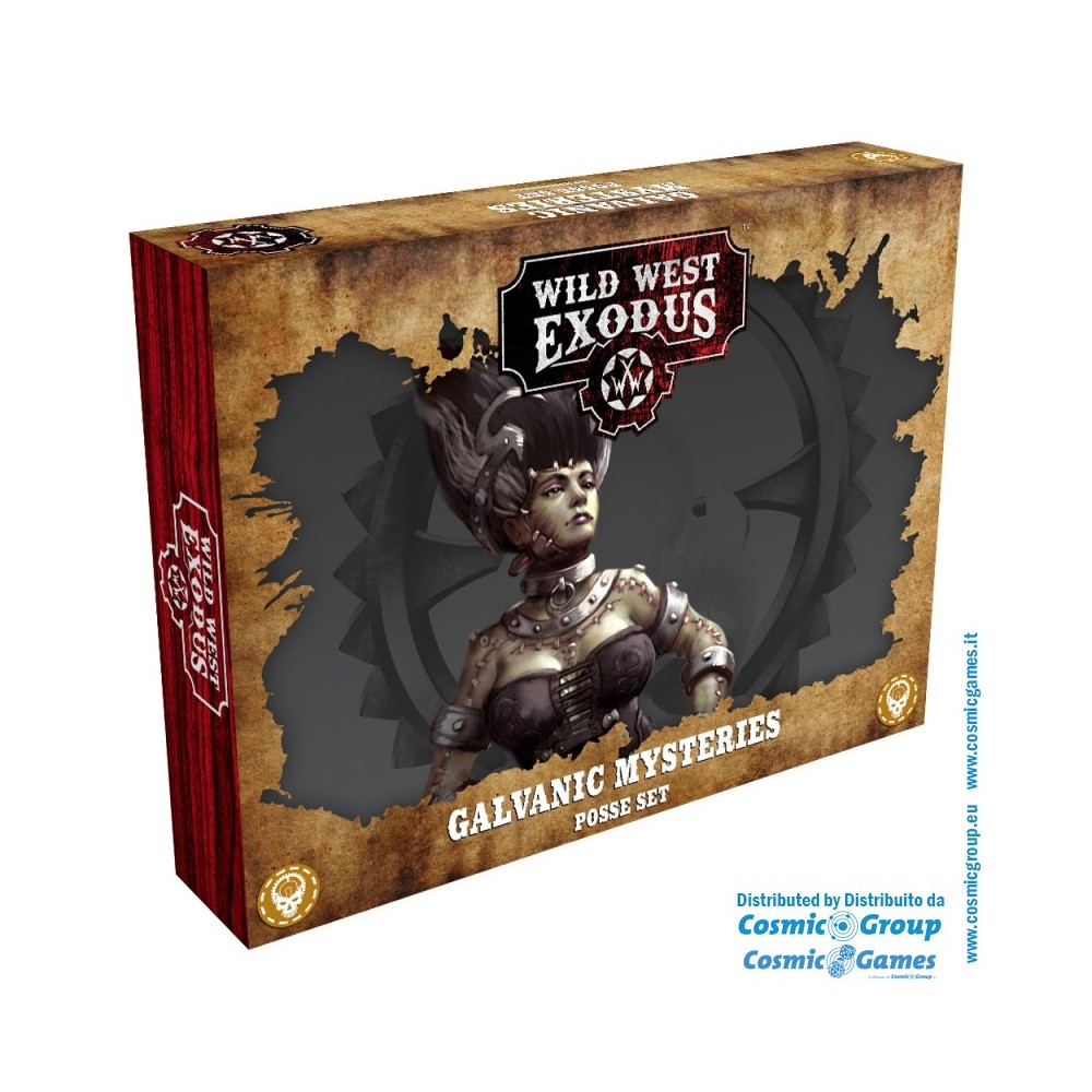 WARCRADLE STUDIOS WILD WEST EXODUS GALVANIC MYSTERIES POSSE SET RESIN MINIATURES