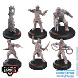 WILD WEST EXODUS DIXIE RESURRECTION POSSE SET RESIN MINIATURES WARCRADLE STUDIOS