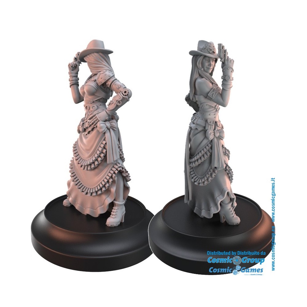 WILD WEST EXODUS DIXIE RESURRECTION POSSE SET RESIN MINIATURES WARCRADLE STUDIOS