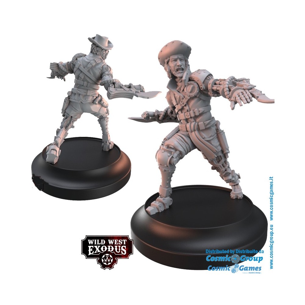 WILD WEST EXODUS DIXIE RESURRECTION POSSE SET RESIN MINIATURES WARCRADLE STUDIOS