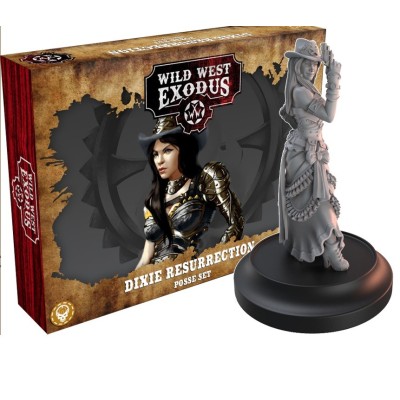 WILD WEST EXODUS DIXIE RESURRECTION POSSE SET RESIN MINIATURES WARCRADLE STUDIOS