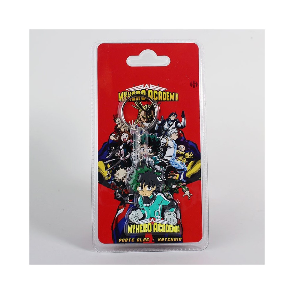 SEMIC MY HERO ACADEMIA IZUKU MIDORIYA RUBBER KEYCHAIN PORTACHIAVI IN GOMMA