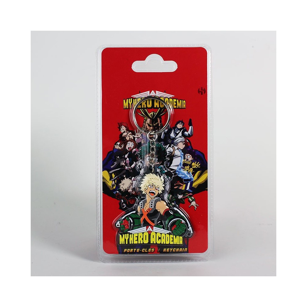 MY HERO ACADEMIA KATSUKI BAKUGO RUBBER KEYCHAIN PORTACHIAVI IN GOMMA SEMIC