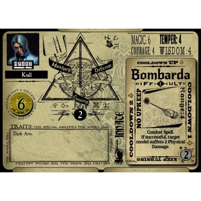 KNIGHT MODELS HARRY POTTER MINIATURES ADVENTURE GAME - FANTASTIC BEASTS GRINDELWALD'S FOLLOWERS MINI RESIN STATUE FIGURE