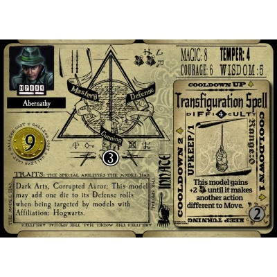 KNIGHT MODELS HARRY POTTER MINIATURES ADVENTURE GAME - FANTASTIC BEASTS GRINDELWALD'S FOLLOWERS MINI RESIN STATUE FIGURE