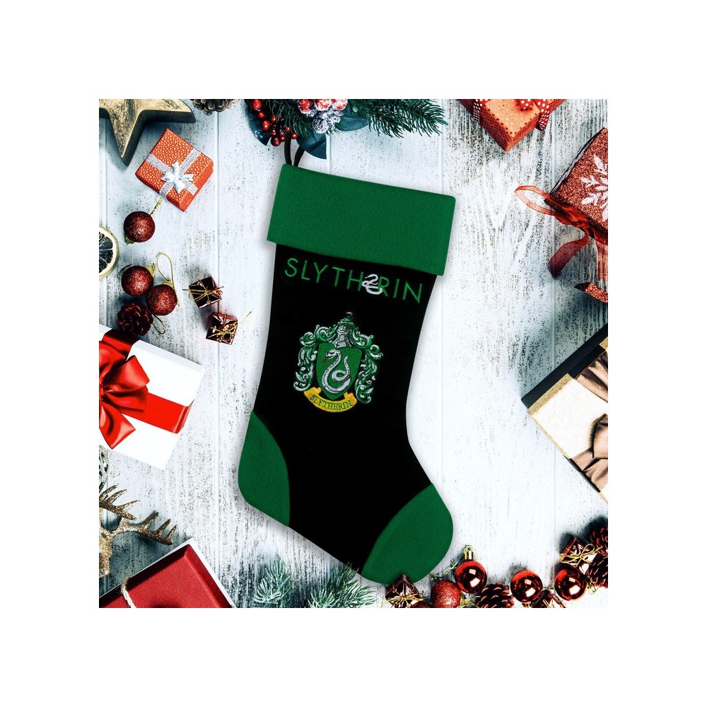 CINEREPLICAS HARRY POTTER SLYTHERIN CHRISTMAS STOCKING CALZA BEFANA SERPEVERDE