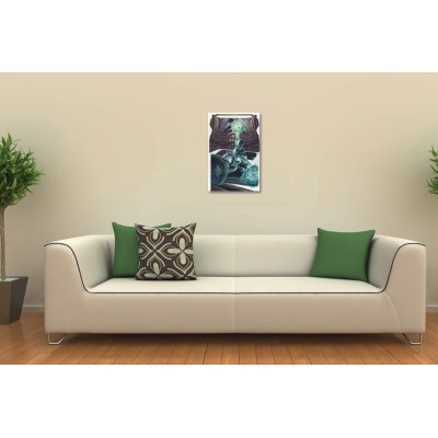 SILVER SURFER LYTHOGRAPHY LITOGRAFIA BY SIMONE BIANCHI 43 X 25 CM