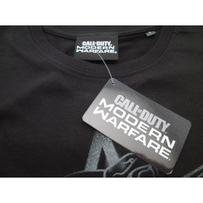 MAGLIA T SHIRT CALL OF DUTY MODERN WARFARE LOGO GRIGIA