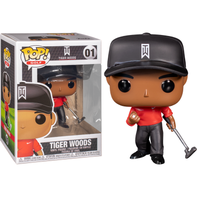 FUNKO POP! - TIGER WOODS RED SHIRT BOBBLE HEAD KNOCKER FIGURE FUNKO