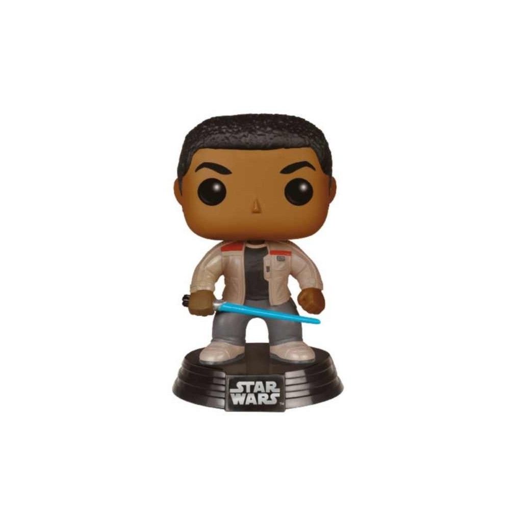 FUNKO POP STAR WARS - FINN WITH LIGHTSABER BOBBLE HEAD KNOCKER FIGURE FUNKO
