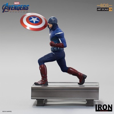 IRON STUDIOS AVENGERS ENDGAME - CAPTAIN AMERICA 2012 BDS ART SCALE 1/10 STATUE FIGURE