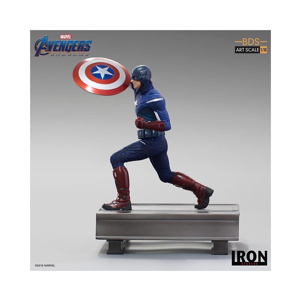 IRON STUDIOS AVENGERS ENDGAME - CAPTAIN AMERICA 2012 BDS ART SCALE 1/10 STATUE FIGURE