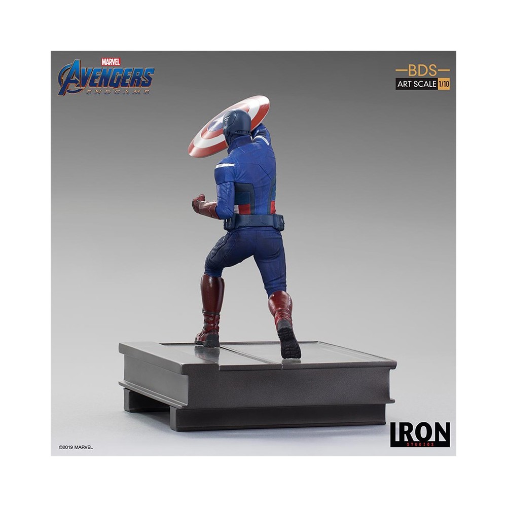 IRON STUDIOS AVENGERS ENDGAME - CAPTAIN AMERICA 2012 BDS ART SCALE 1/10 STATUE FIGURE