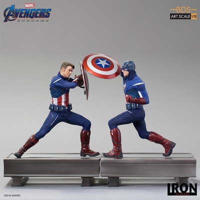 IRON STUDIOS AVENGERS ENDGAME - CAPTAIN AMERICA 2012 BDS ART SCALE 1/10 STATUE FIGURE