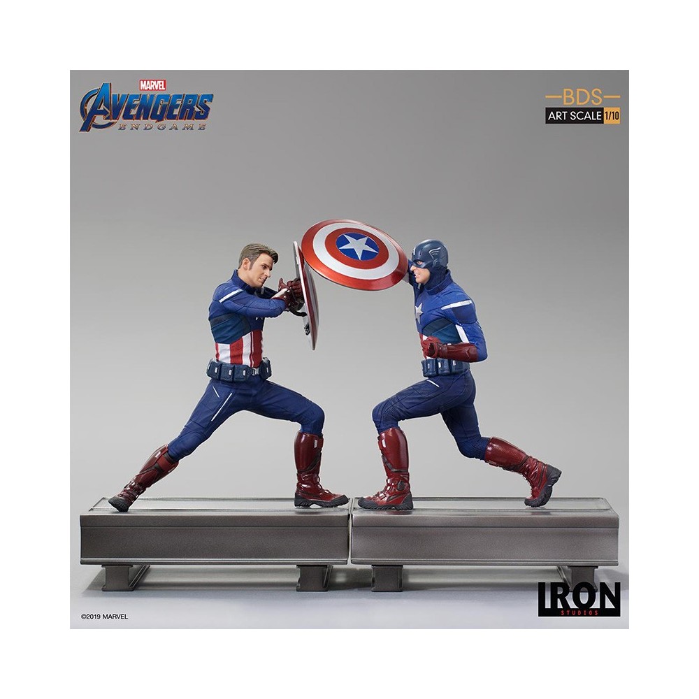 IRON STUDIOS AVENGERS ENDGAME - CAPTAIN AMERICA 2012 BDS ART SCALE 1/10 STATUE FIGURE