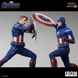 IRON STUDIOS AVENGERS ENDGAME - CAPTAIN AMERICA 2012 BDS ART SCALE 1/10 STATUE FIGURE