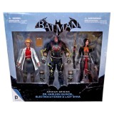 DC COLLECTIBLES BATMAN ARKHAM ORIGINS HARLEEN QUINZEL ELECTROCUTIONER LADY SHIVA 3-PACK FIGURE