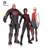 DC COLLECTIBLES BATMAN ARKHAM ORIGINS HARLEEN QUINZEL ELECTROCUTIONER LADY SHIVA 3-PACK FIGURE