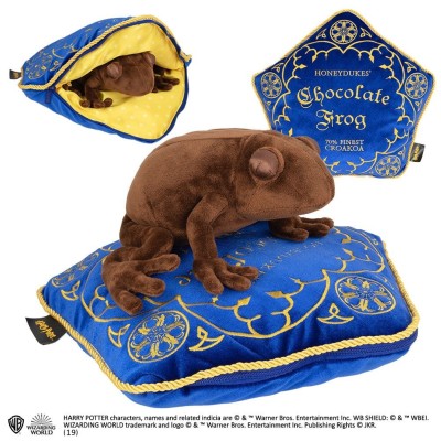 HARRY POTTER - CHOCOLATE FROG PELUCHE PLUSH 30 CM NOBLE COLLECTIONS